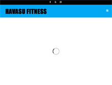 Tablet Screenshot of havasufitness.com